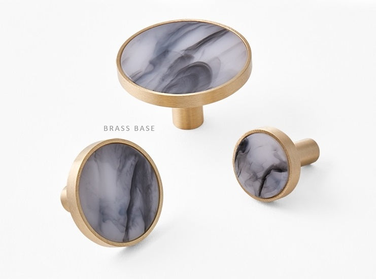 Quartz/Brass Knobs