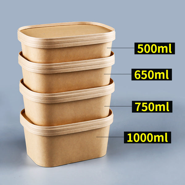 Biodegradable Salad Sandwich Takeout Containers With Lids