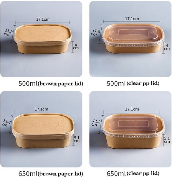 Biodegradable Salad Sandwich Takeout Containers With Lids