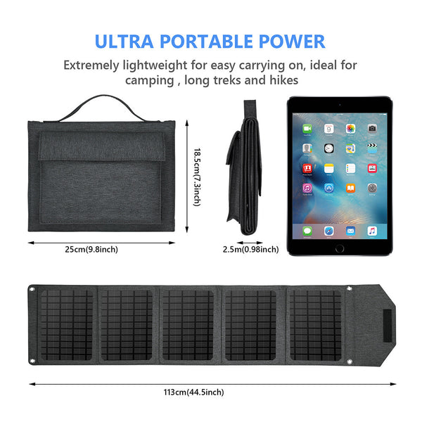 28W Solar Panel Charger for Smart Devices